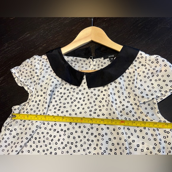 Jacob Blouse - White/Black - Picture 5 of 10
